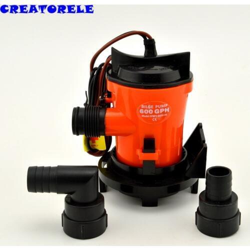 600 GPH 12V BP1-G600-03 3/4" New Seaflo Automatic submersible bilge pump with Retail Box and Manuel transfer pump