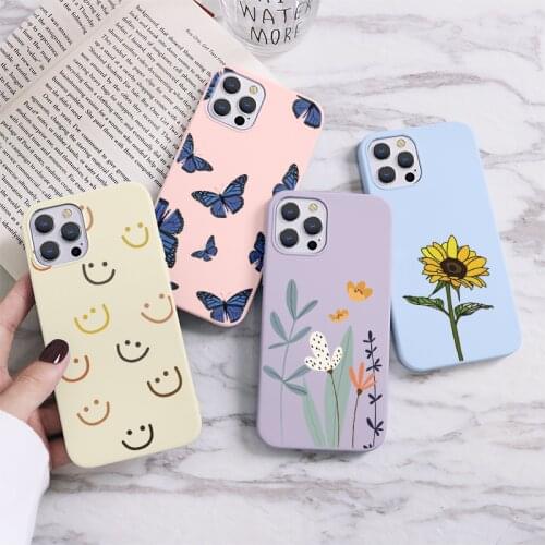 Flower Phone Case For Xiaomi Poco X3 NFC M3 Mi 10T 11 10 Pro Lite Ultra 9 SE Cute Dinosaur Protective Back Cover Capa Coque Etui