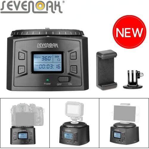 Sevenoak SK-EBH2000 Electronic Ball Head Pro useful for panorama shooting and time lapse for smartphones action cameras DSLRs