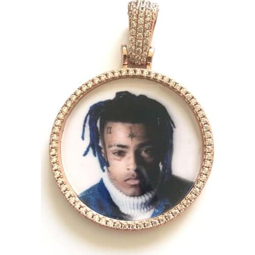 Custom picture pendant with free chain and free enraving