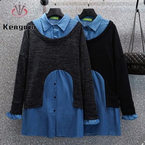 Женские трикотажные рубашки Kengnin China At AliExpress