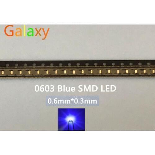 Small BLUE lamp beads 0603 SMD LED 0603 BLUE Light-emitting diodes 460-470nmFree Shipping/200PCS