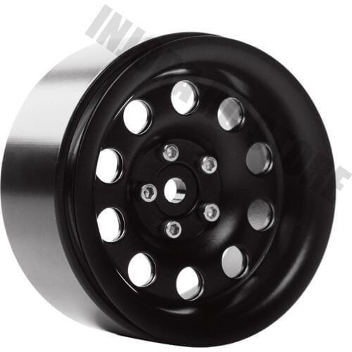 Metal 4Pcs 2.2" Beadlock Wheel Rim for 1/10 RC Rock Crawler Axial SCX10 RR10 90053 AX10 Wraith 90056 90045 YETI