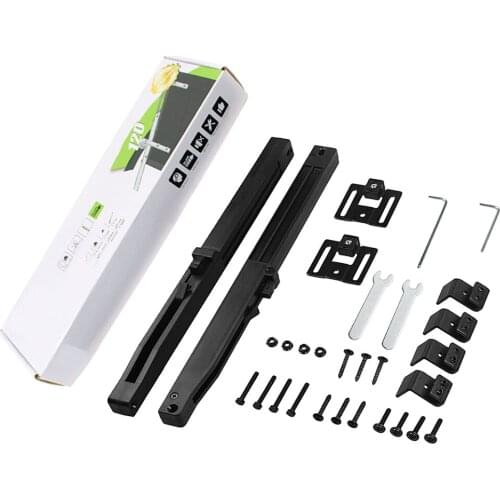 3" DIY Barn Door Soft Close Mechanism Spring Buffer Damper Hole-Free Sliding Hardware Stoppers For 60-120 Pounds Adjustable Door