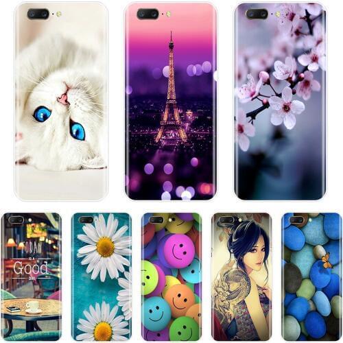Soft TPU Silicone Phone Case For One Plus 6 6T 5 5T 3 3T Cute Cat Animals Flowers Back Cover For OnePlus 6 6T 5 5T 3 3T Case
