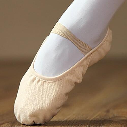 USHINE New professional full rubber band shoelace body-shaping training Yoga slippers shoes ballet dance shoes kids girls woman