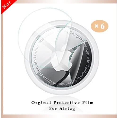 Original For Airtag Protector Film Sticker For Apple Airtags Skin Screen Protective Film Package Accessories Tracker Case Holder