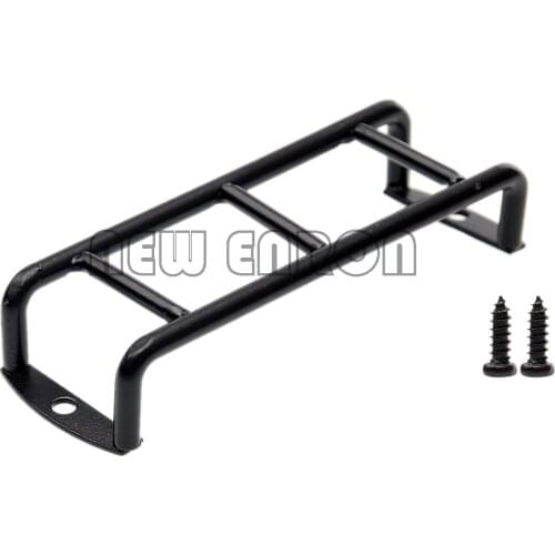 RC Car Parts 1/10 1Pc Metal Curved Ladder Stairs Black For 1:10 RC Rock Crawler Car Traxxas TRX4 TRX-4 Axial SCX10 90046 D90