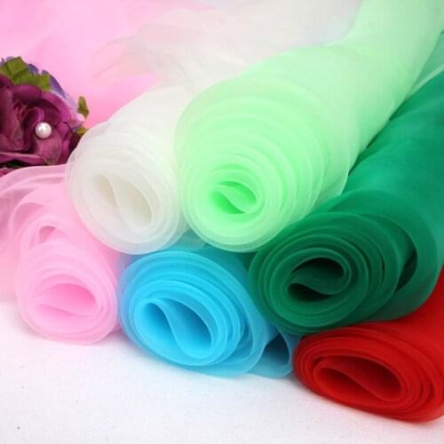 100 roll Soft Tulle Gauze Mosquito Net Gauze Fabric Solid Color Curtain Mesh Ground Tulle Roll For Wedding Decoration Sewing