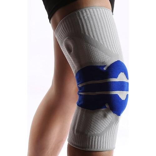 Fitness Running Cycling Kneepads Knee Warmer Silicone Cover Protector Professional Functional Meniscus Protections Knee Support