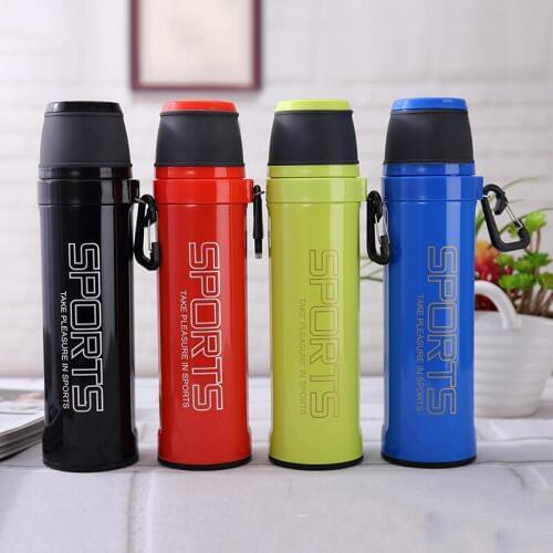 Sport High Quality Double Layer Metal Stainless Steel Bike Bicycle Sports Water Bottles Outdoor Portable 500ml Water Bottle