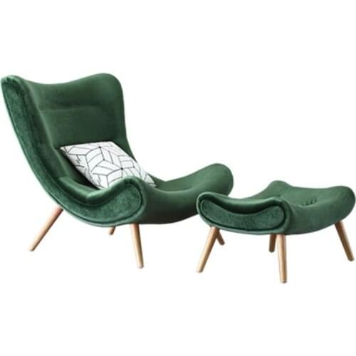 Single Sofa Fabric Nordic Style Japanese Style Tiger Recliner Lazy Snail Chair