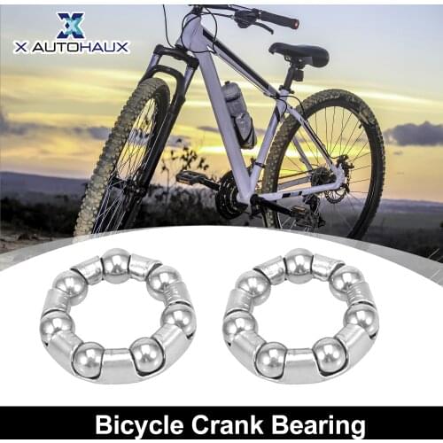 X Autohaux Bicycle Headset Bearing Steel 22 20 16 15 9 7 Balls Bike Wheel Ball Frame Bearing Headset Caged Retainer Replacement