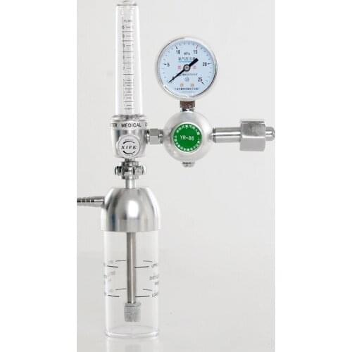 TOP quality alloy table home buoy oxygen inhalator oxygen inhaler concentrated oxygen bottle with pressure meter