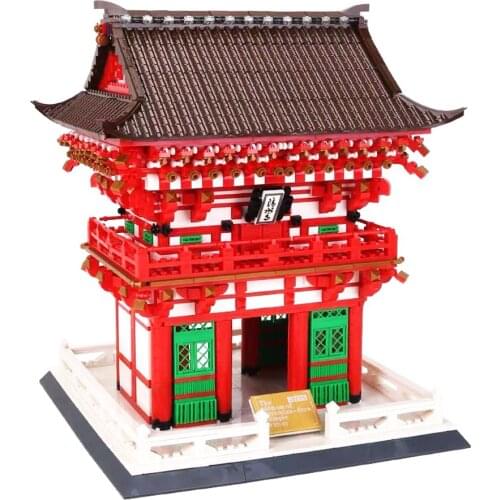 Wange 6212 2409pcs Blocks Architecture Kiyomizu Temple Model Building Brick House Juguetes Educational Toys for Children