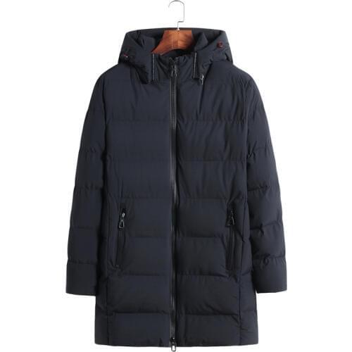 Plus Size 8XL Winter Thick Long Parka Jackets Men Warm Cotton Padded OuterWear Male Casual Thermal Windbreaker Coats Clothing