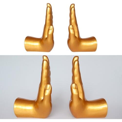 1 Pair Hand Figurine Modern Gesture Statue Home Decor Sculpture Ornament