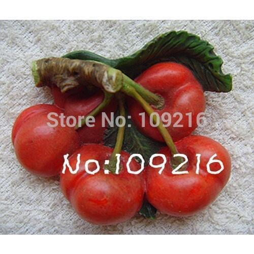 1pcs Small Cherry(zx0055) Silicone Handmade Soap Mold Crafts DIY Mold