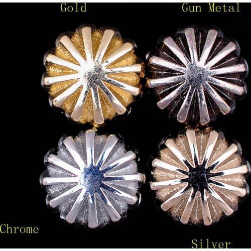 10pc Quality Small Tribal Style Fashion Flower Leathercraft Belt Conchos Screwback Wallet Decor 10mm