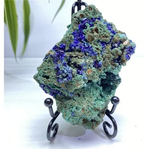 100% Natural Beautiful Raw Blue Azurite Rough Mineral Crystal Healing Original Stone Specimen Natural Crystal Home Decor