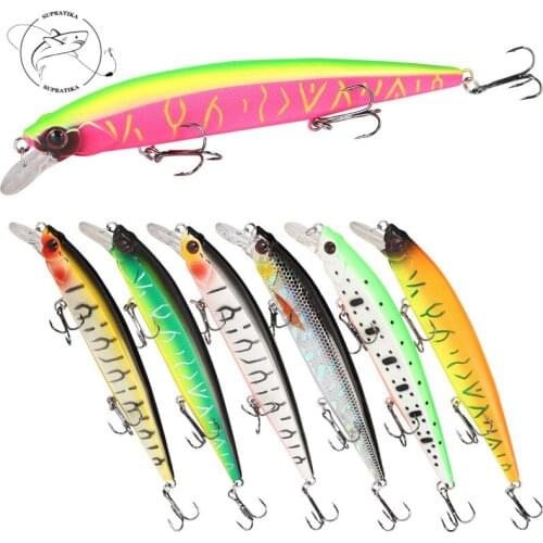 13cm/18g Artificial Suspension Minnow Freshwater Plastic Hard Bait With Treble Hook 3D Simulation Eyes Swimbait Bionic Bait