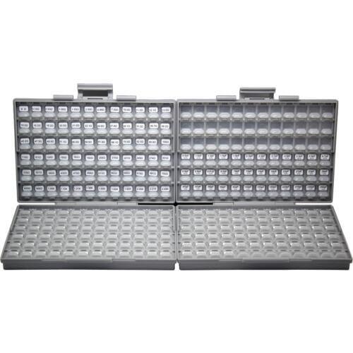 AideTek SMT 0603 capacitor 14400 assorted resistor kits combo in 2BOX-ALL assorted
