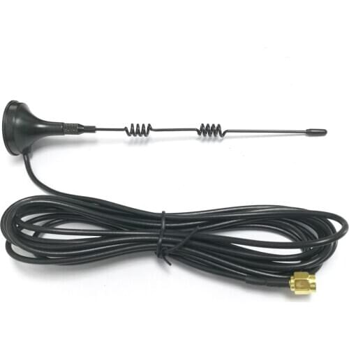 433Mhz 8dbi high gain sucker Antenna 17cm with 3meters Extension Cable SMA Male Connector Wholesale