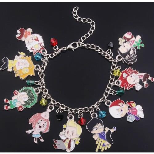 Anime My Hero Academia Bracelet Cartoon Figure Midoriya Izuku Bakugou Katsuki Todoroki Shoto Pendant Bangle Bracelets Jewelry