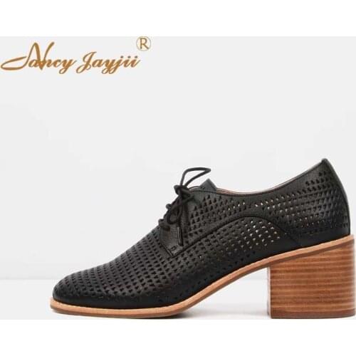 Cork Women Pumps Elegant Fashion Leisure Sewing Lace-Up High Heels shoes Dress Casual Wedding Office Career Big Size 45 2019