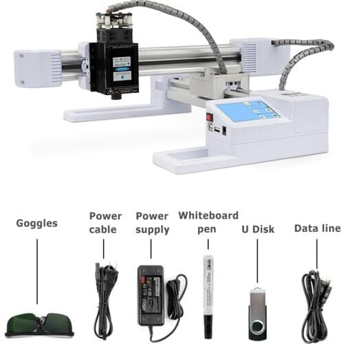 7000mw Mini Engraving Wood Router Touch Screen Engraving Mobile Phone WIFI Connection Mini Laser Marking Diy Cutting Machine