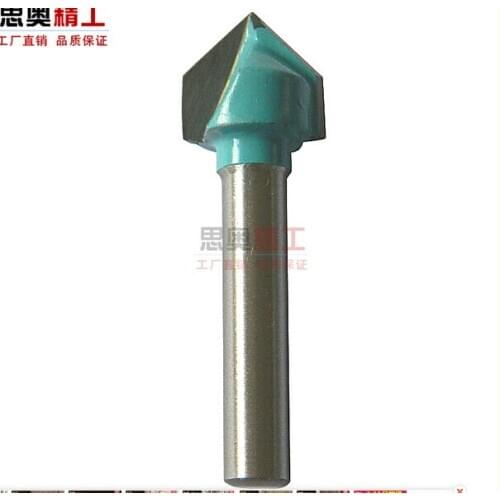 CNC Wood Engraving 3D Bits Router 60 Degree 6mm x 12mm V Groove Acrylic