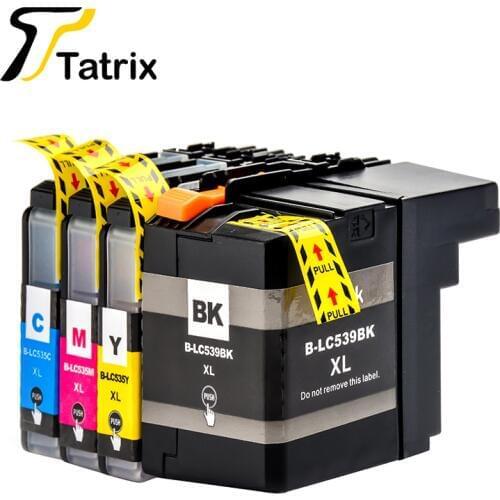 4PK LC539 LC539XL BK LC535 LC535XL C/M/Y Full Compatibel Ink Cartridge For Brother DCP-J100/DCP-J105/MFC-J200 InkBenefit