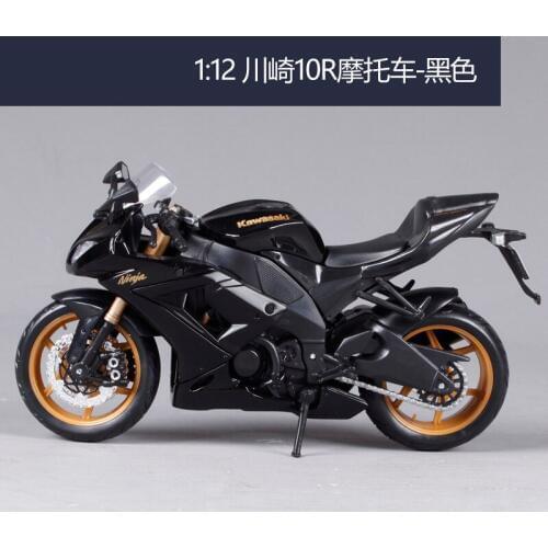 Maisto 1:12 Kawasaki NINJA ZX-10R Motorcycle metal model Toys For Children Birthday Gift Toys Collection