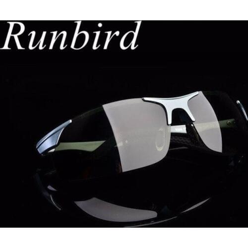 RunBird Top Quality Sunglasses Men Driving Sun Glasses UV400 Protection Driving Sun Glasses 066