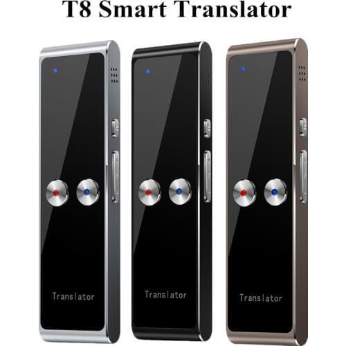 T8 Portable Smart Translator 68 Multi-Languages Two-Way Real Time Translator for Learn Travel Business Meeting