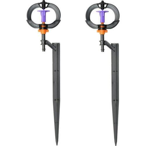 Garden rotating sprinkler nozzles With nozzle holder garden watering sprinklers for lawn greenhouse irrigation 40pcs