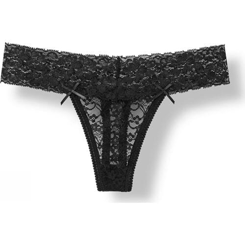 BANNIROU Female Thongs Sexy Lingerie Underwear For Woman Lady Lace T-back For Woman Panties Wholesale Dropshipping 2021 New Sale