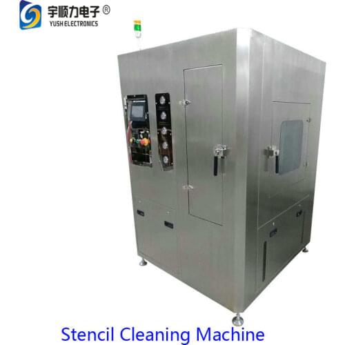 Unique Double Four Spray Bar Cleaning System smt stencil cleaner with 2PCS 50L Tanks