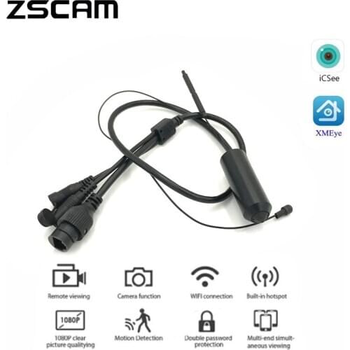 XMEye 1080P/2MP Wi-fi Mini Bullet Home Mini IP P2P Onvif Camera Motion Sensor Color RTSP Camera With Audio