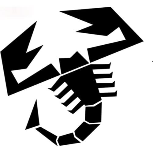 Kit Abarth Pegatinas Scorpion Stickers Vinilo Lamina Pack Aufkleber Vinyl Reflective Sticker Waterproof Apply To Car Window