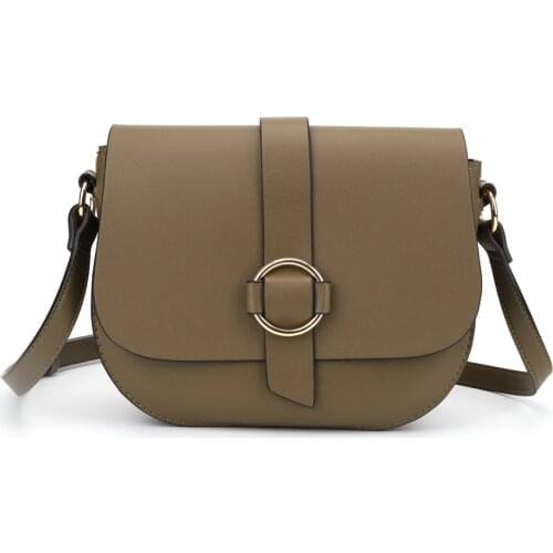 Vintage Crossbody Bags For Women Female Small Saddle Bag Leather Shoulder Bag Luxury Women Bag Designer CT25221