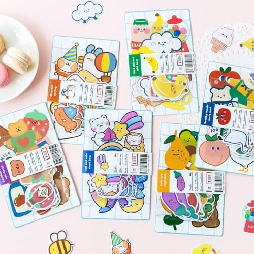 1set Kawaii Stationery Stickers So much cuter Cartoons Diary Planner Decorative Mobile Stickers Scrapbooking DIY Craft Stickers