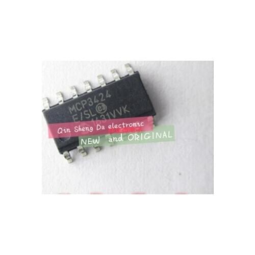 10PCS MCP3424-E/SL MCP3424 SOP LED