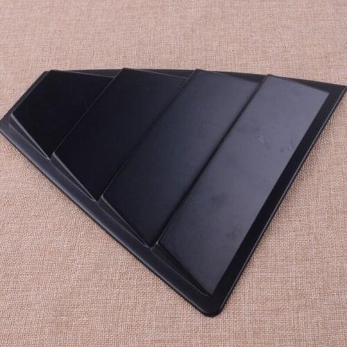 2 PCS Rear Quarter Side Window Louvers Vent Cover Panel Trim Fit For Hyundai Elantra 2017 2018 2019