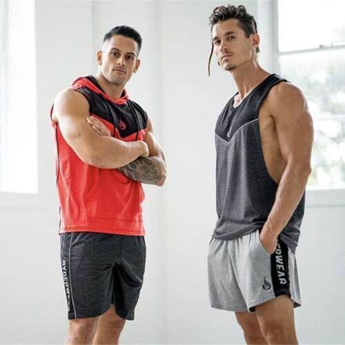 2019 Mens Cotton Hoodie Sweatshirts fitness clothes bodybuilding tank top men Sleeveless Trend Tees Shirt Casual vest size M-2XL