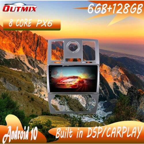 Android10.0 Car Radio player GPS Navigation Headunit For Chrysler 300C Jeep Dodge 2000-2014 Car Stereo no DVD Player Multimedia