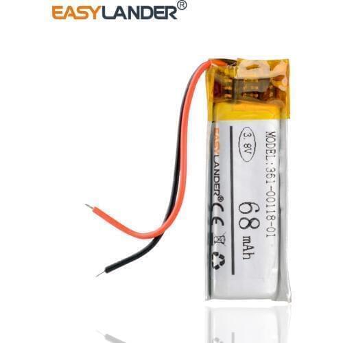 Easylander 3.8V 68mAh 361-00118-01 Battery For Garmin Smart bracelet sports bracelet