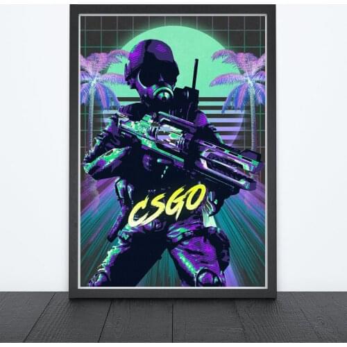 CS:GO Video Game Canvas Poster Home Wall Painting Decoration (No Frame)
