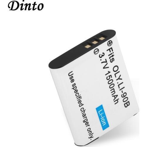 Dinto 1pc 1500mAh 3.7V Li-90B Li90B Li 90B Li-92B Li92B Li 92B Rechargeable Digital Camera Battery for Olympus TG-1 TG-2 TG-3