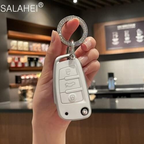 Beautiful TPU Car Key Case For Audi A1 A4 A5 A6 A7 A8 B6 B7 B8 B9 TT TTS 8S SQ5 A4L A6L Q3 Q5 Q7 S5 S6 S7 Protection Accessories